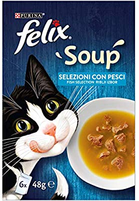 FELIX SOUP SELEZ.PESCI gr.48x6